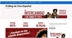 Desktop Screenshot of elblogdecineespanol.com