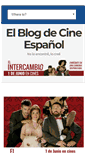 Mobile Screenshot of elblogdecineespanol.com